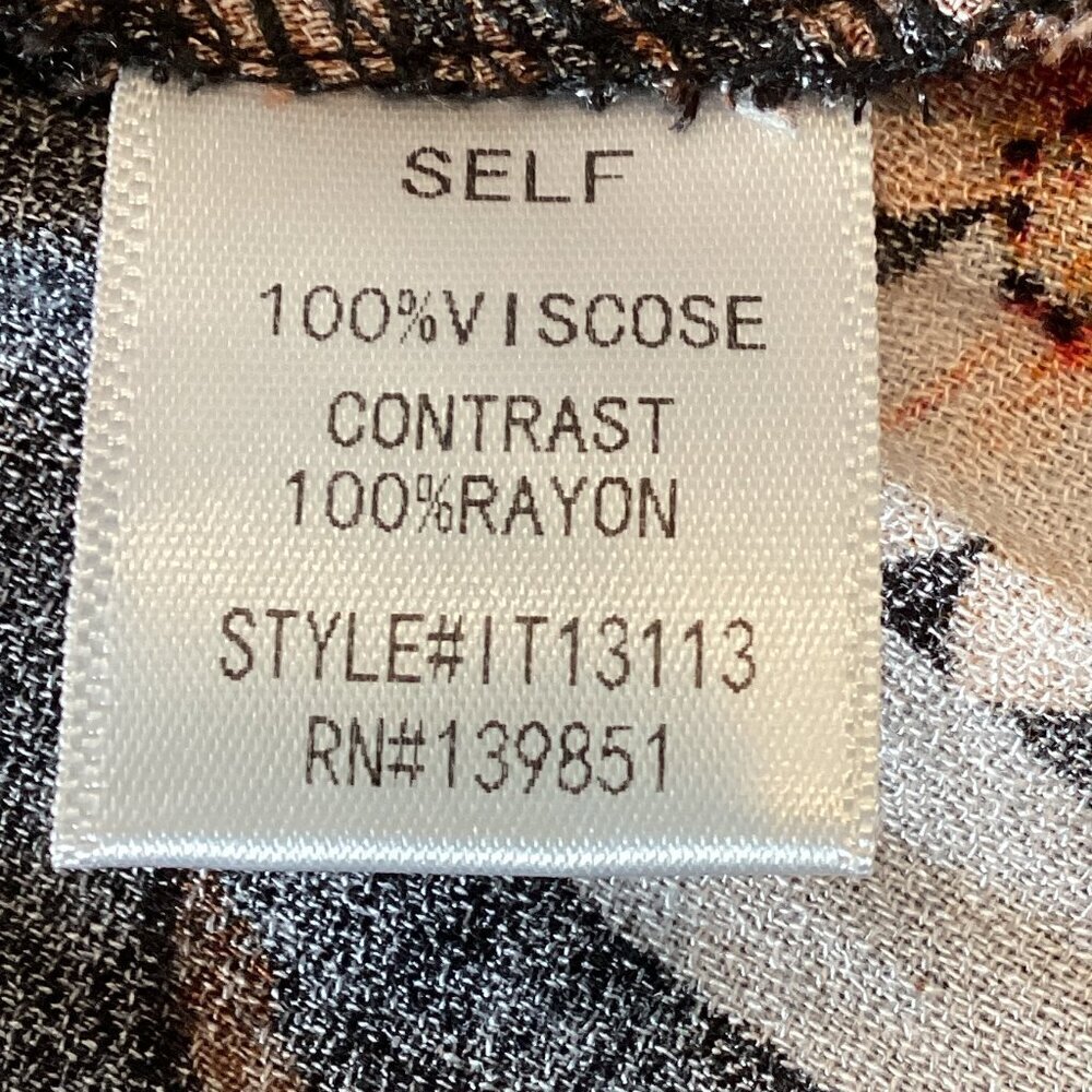 Oddy Mixed Pattern Colorful Boho Peasant Tunic To… - image 7